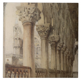Hertogspaleis (door John Ruskin) Tegeltje