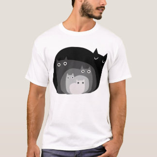 Hertorosexual Cats Funny Black Cats Gifts T-shirt