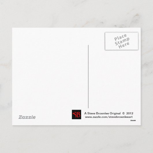 Heruitgave Victoriaans vader kerst Briefkaart (Achterkant)