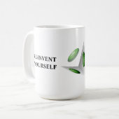 Heruitvind Jezelf 3D-ontwerp Koffiemok (Voorkant links)