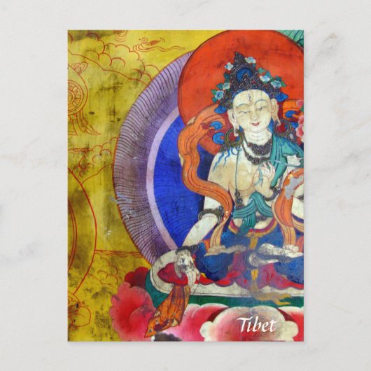 Heruka, Boeddha, Tibetaans boeddhisme / Tibet Briefkaart (Voorkant)