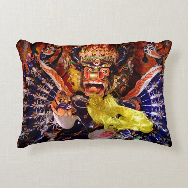 Heruka Buddha, Tibbet No.2 (Pillow) Accent Kussen (Voorkant)