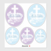 Herurrectie HIJ IS Christelijk Pasen Sticker (Vel)