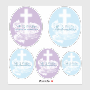 Herurrectie HIJ IS Christelijk Pasen Sticker