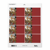 Herurrectie van Christus Etiket (Full Sheet)