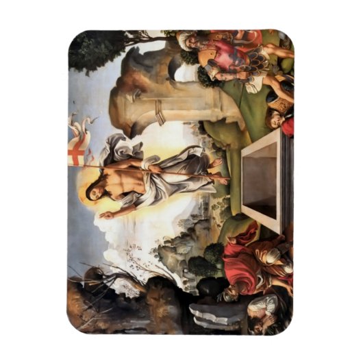 Herurrectie van Christus Magneet (Verticaal)