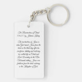 Herurrectie van Christus Sleutelhanger (achterkant)