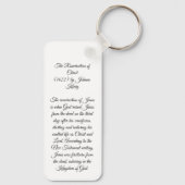 Herurrectie van Christus Sleutelhanger (Achterkant)