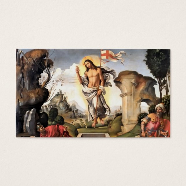 Herurrectie van Christus Visitekaartje (Voorkant)
