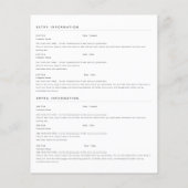 Hervatten Foto Contact Wit Modern (Achterkant)