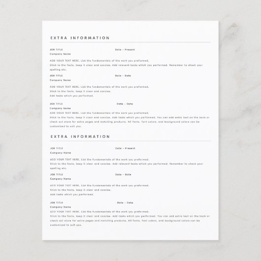 Hervatten Foto Contact Wit Modern (Achterkant)