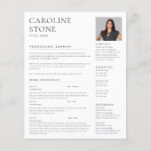 Hervatten Foto Contact Wit Modern (Voorkant)