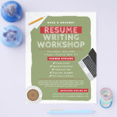 Hervatten Schrijven Workshop Business Flyer (Enkel)