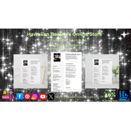 Hervatten Sjabloon met Foto 4 Briefhoofd