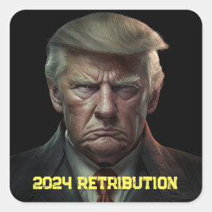 Herverdeling 2024 vierkante sticker