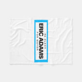 Herverkiezing Eric Adams als burgemeester van New Fleece Deken (Voorkant (Horizontaal))