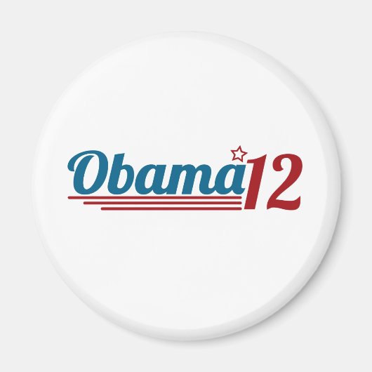 Herverkiezing Obama '12 Magneet (Voorkant)