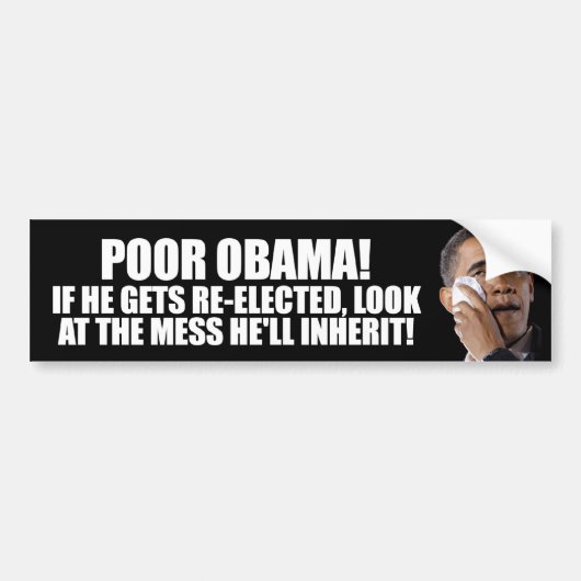 Herverkiezing Obama - 2012 Bumpersticker (Voorkant)