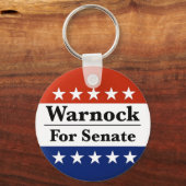 Herverkiezing Raphael Warnock in de Amerikaanse Se Sleutelhanger (Voorkant)