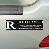Hervormd Bumpersticker (Op auto)
