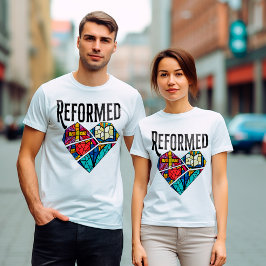 Hervormd hart Christelijk T-shirt