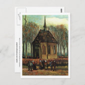 Hervormde kerk in Nuenen, Van Gogh Fine Art Briefkaart (Voorkant / Achterkant)