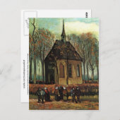 Hervormde kerk in Nuenen, Van Gogh Fine Art Briefkaart (Voorkant / Achterkant)