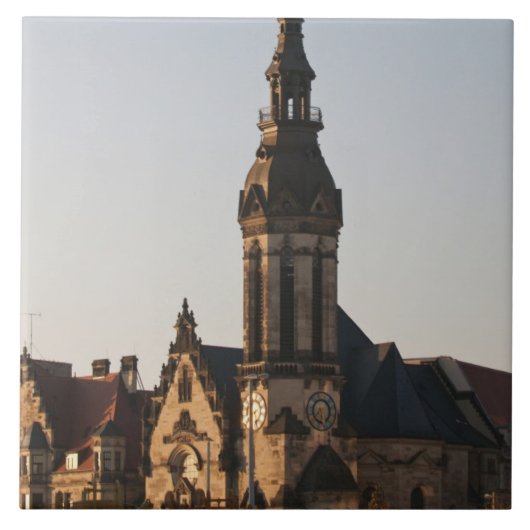 Hervormde Kerk Leipzig, Duitsland Tegeltje (Voorkant)