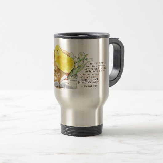 "Hervormde theologiekreet" Travel Mug Reisbeker (Voorkant rechts)