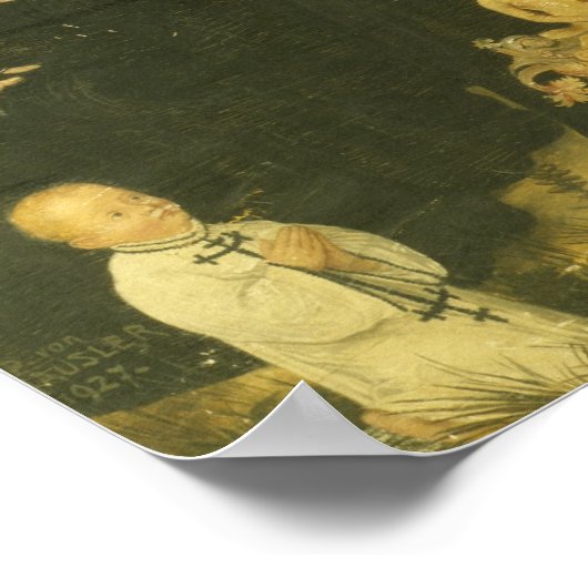 Hervormers bij een wonder poster (Hoek)