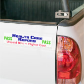 Hervorming van de gezondheidszorg bumpersticker (Op Truck)