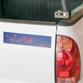 Herz aus Wolken -  Autoaufkleber Bumpersticker (Op Truck)