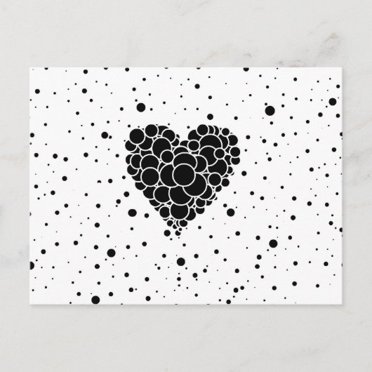 Herz Blasen Briefkaart (Voorkant)