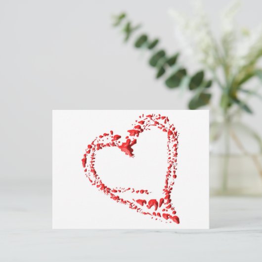 Herz Briefkaart (Staand voorkant)