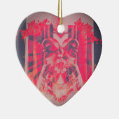 Herz Heart Cœur Cuore digital art digitale Kunst Keramisch Ornament (Rechts)