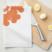 Herz ♥ Heart ♥ Herzen ♥ Hearts retro 70ies 70er Theedoek (Quarter Fold)