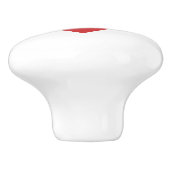 Herz ♥ Heart ♥ Herzen ♥ Hearts retro Keramische Knop (Zijkant)