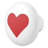 Herz ♥ Heart ♥ Herzen ♥ Hearts retro Keramische Knop (Rechts)