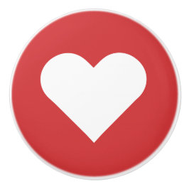 Herz ♥ Heart ♥ Herzen ♥ Hearts retro Keramische Knop