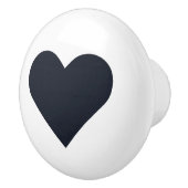 Herz ♥ Heart ♥ Herzen ♥ Hearts retro Keramische Knop (Rechts)