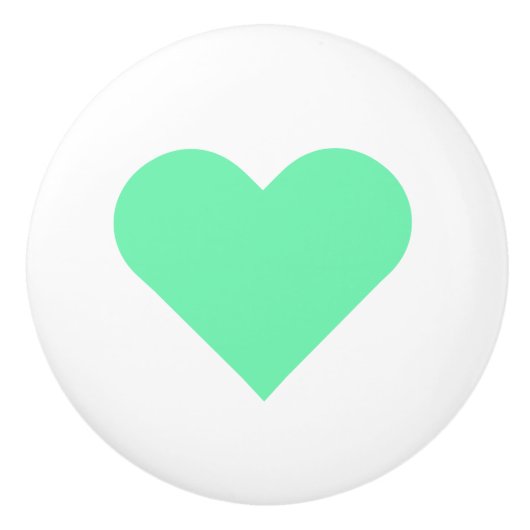 Herz ♥ Heart ♥ Herzen ♥ Hearts retro Keramische Knop (Voorkant)