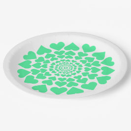 Herz ♥ Heart ♥ Herzen ♥ Hearts retro Papieren Bordje