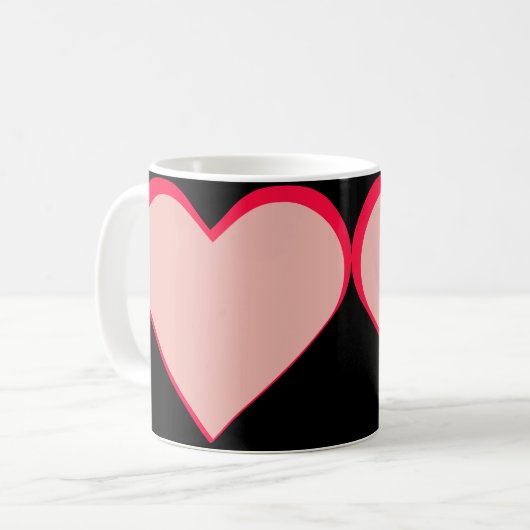 Herz ♥ Heart Koffiemok (Voorkant links)