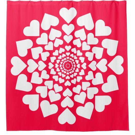 Herz ♥ Heart Sun Douchegordijn (Voorkant)