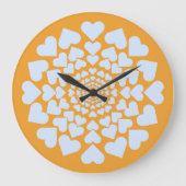 Herz ♥ Heart Sun Grote Klok (Voorkant)