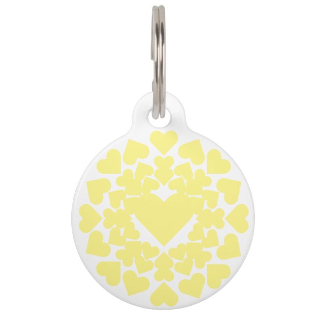 Herz & Heart Sun Huisdierpenning (Voorkant)