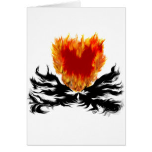Herz in Flammen