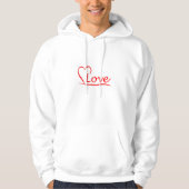 Herz mit Liebe Hoodie (Voorkant)