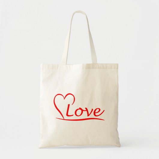 Herz mit Liebe Tote Bag (Voorkant)