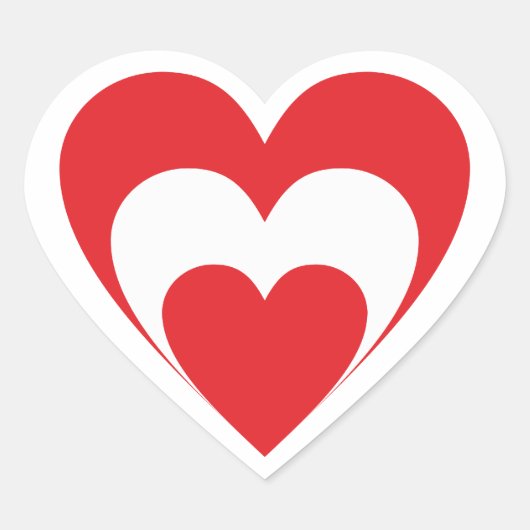 Herz Österreich heart Austria Hart Sticker (Voorkant)